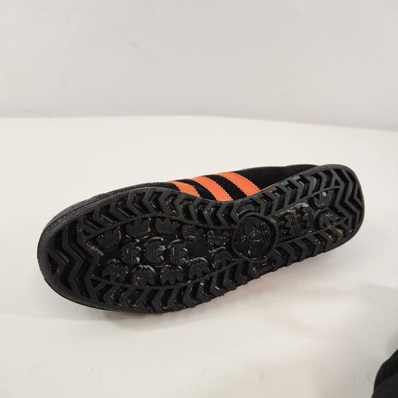 Adidas C-100 Sneaker Running Shoes Black Orange 1980 Canada Samoa RARE Size 6 - Picture 6 of 13